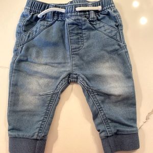 Cat & Jack denim joggers baby boy